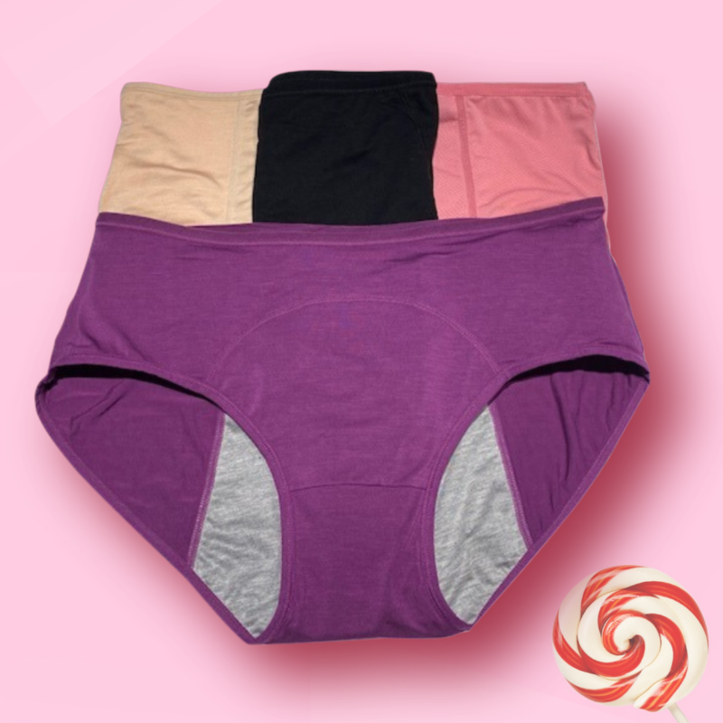 Women Menstrual Panties Teen Girls Period Underwear Menstrual Period  Panties Leak-Proof Briefs