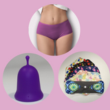 Variety Pack- Organic Pad, Period Panties & Menstrual Cup