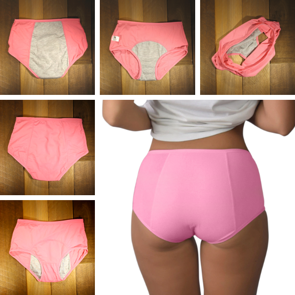 girls washable reusable menstrual panties underwear