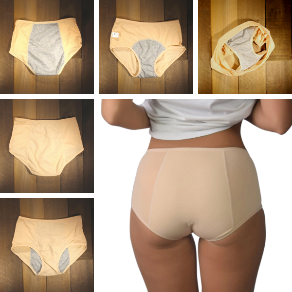 7 Pcs Period Panties Reusable Menstrual Underwear Leak Proof