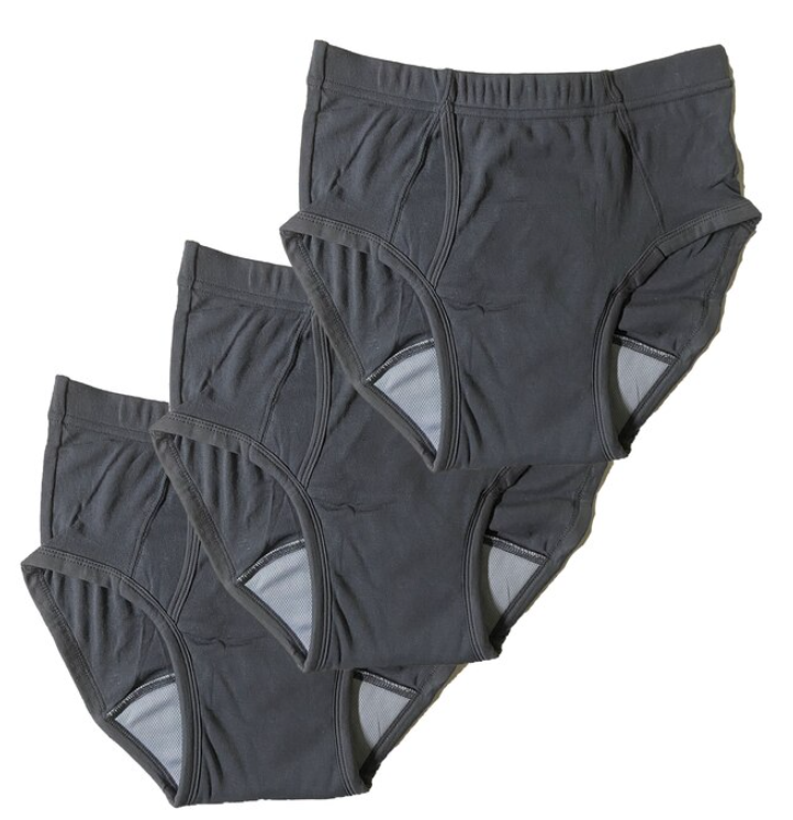 Mens Leak Proof Sport Brief - Replace Paper, Reduce Chafing