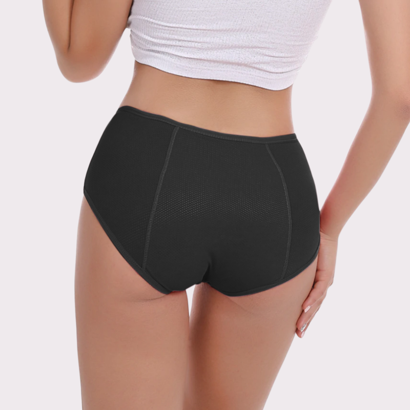 3pcs Value Pack- High Waist Organic Cotton LYRA Menstrual Underwear – Your  Moon Time