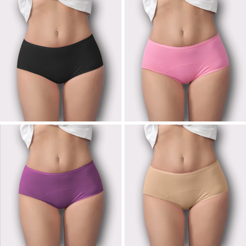 Women's Plus Size Period/Menstrual Underwear (Reusable & Washable